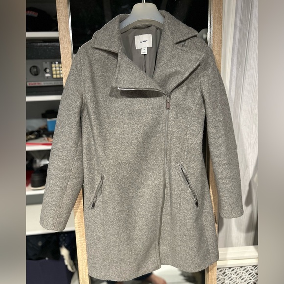 Grey pea coat - Picture 5 of 7
